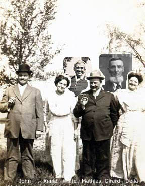 Gerard's Children: John, Anna, Mathias and Delia