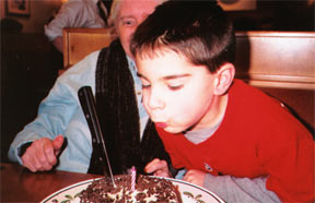 Happy Birthday 5 years old.  Celebration at Olive Garden in McHenry