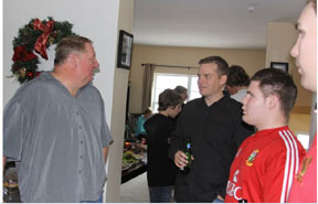 Mike, Dustin and Lee's Brother and Lee