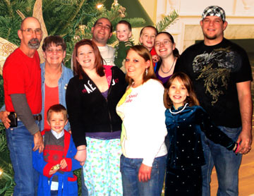 Susan's Family (Next to Mattie is Brandon's friend,  Daydra)